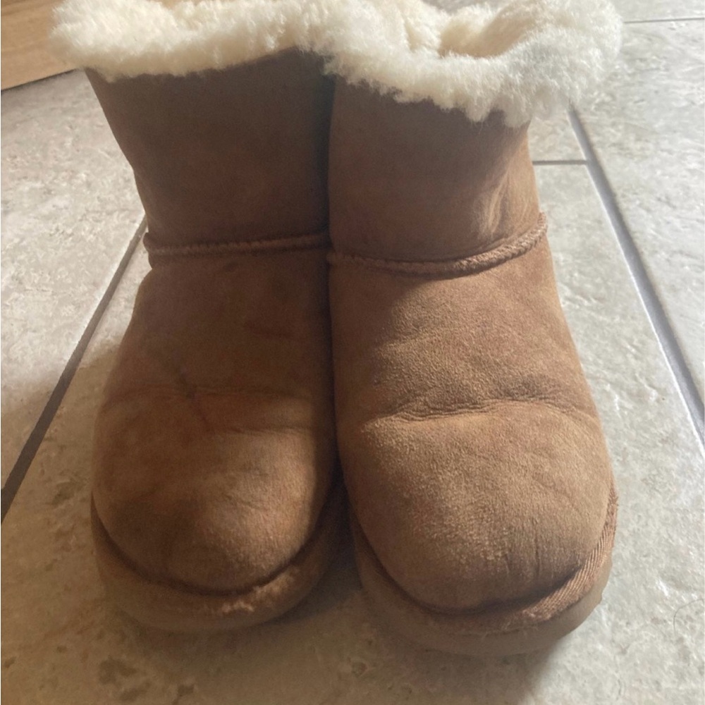 UGG Mini Bailey Bow Chestnut Boots